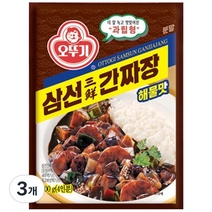 오뚜기 삼선 간짜장 해물맛, 100g, 3개
