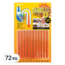 모나코올리브 슈퍼팡 오렌지 배수구 세정스틱, 72개입, 2g