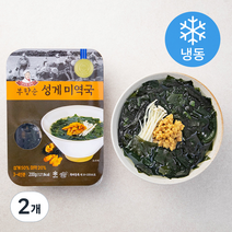 부향순 제주 성게미역국 (냉동), 200g, 2개