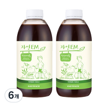 에버미라클 자연 EM 활성액, 500ml, 6개