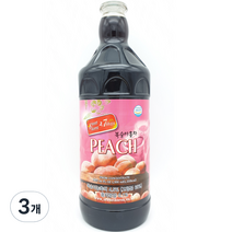 스위트코리아 복숭아홍차, 3개, 1000ml