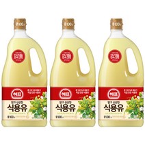 해표 식용유, 1.8L, 3개
