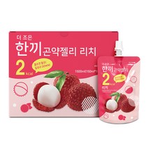 더존건강 더 조은 한끼 곤약젤리 리치, 150ml, 10개입