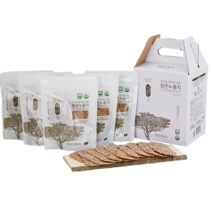 상생촌 오색발효미 유기농 현미로 구운 참존 누룽지, 80g, 5개