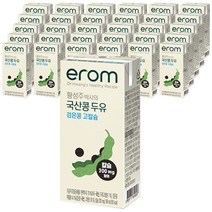이롬 황성주 국산콩 검은콩 고칼슘 두유, 190ml, 32개