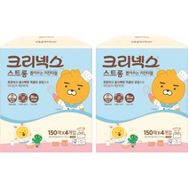 크리넥스 스트롱 뽑아쓰는 키친타월 150p, 4개입, 2개