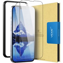 빅쏘 2.5CX 아이폰 강화유리 휴대폰 액정보호필름 2매 + 부착가이드툴, 1세트