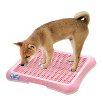 펫코노미 강아지 그물망 트레이 배변판 47 x 34 cm, 핑크, 1개