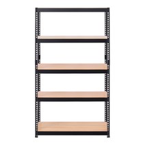 스피드랙 V2 5단선반 1200 x 400 x 2100 mm, 블랙