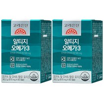 고려은단 알티지 오메가3 40.2g, 60정, 2개