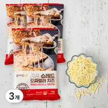 곰곰 슈레드 모짜렐라 치즈, 1kg, 3개