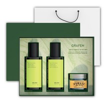 그라펜 카밍 그린 올인원 로션 150ml x 2p + 해수 포마드 50g 선물세트, 1세트