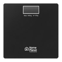 홈플래닛 모던 디지털 체중계 화이트, QCB-N1, 블랙
