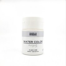 쉴드 모노폴리 수채화물감 흰색, 250ml, 1색