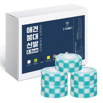 딩동펫 반려동물 자가접착 붕대신발 12p, 체크스카이