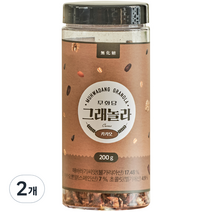무화당 고단백 저당 그래놀라 카카오, 200g, 2개