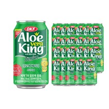 오케이에프 알로에베라킹 오리지날 주스, 340ml, 24개입