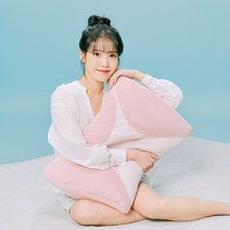 슬립앤슬립 아이유에디션 슬립핏 5분할 베개, 핑크