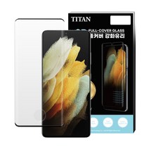 타이탄필름 풀커버 강화유리 휴대폰 액정보호필름 블랙, 1개