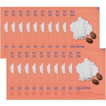 홀리카홀리카 퓨어 에센스 마스크 시트 쉐어버터 23ml, 1개입, 20개