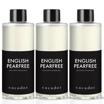 코코도르 디퓨저 리필액, 잉글리쉬페어프리, 3개, 200ml