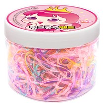 [핑크공주아동용머리끈] 핑크공주밴드 유아 어린이 머리끈 아기 머리고무줄 대용량(30g~100g)