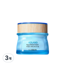 더샘 아이슬란드 아쿠아 모이스트 크림, 60ml, 3개