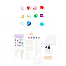 해피해피츄 열두달 탄생석 보석 비누 만들기 키트, 혼합색상