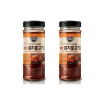 백설 매콤한 돼지 불고기 양념, 500g, 2개