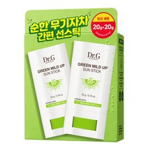 닥터지 그린 마일드 업 선 스틱 듀오 SPF50 PA++++ 20g + 20g, 1세트