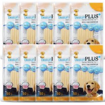 덴탈플러스 국산 덴탈 개껌 50g, 요거트맛, 10개