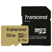트랜센드 마이크로SD카드 MLC 메모리카드 500S, 32GB