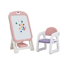 베네베네 헬로 베어 유아 자석보드 + 전용의자 + 숫자놀이 자석 + 지우개, 핑크