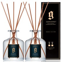 GIOVANNY 더블에디션 차량용 디퓨저 250ml x 2p + 쇼핑백, 블루밍데이, 1세트