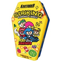 스트라이킹 팝핑캔디 버라이어티팩 카트라이더 옐로우 100p, 150g, 1개