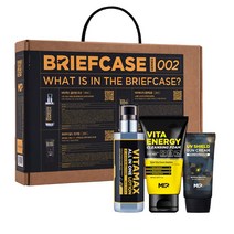 미프 브리프 케이스 002 남자 화장품 선물세트 비타맥스 올인원 200ml + uv 쉴드 선크림 50ml + 비타에너지 클렌징폼 150ml, 1세트