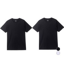 베이직하우스 남성용 순면 라운드넥 반팔 오리지널 티셔츠 HUTS0151 2p