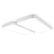 LED 타공 거실 4등 120W, 화이트