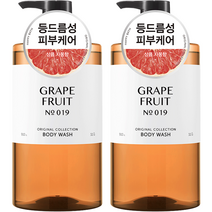 해피바스 오리지널 컬렉션 자몽 바디워시, 2개, 910g