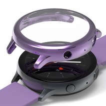 누아트 갤럭시워치 액티브2 풀커버케이스 40mm, 퍼플