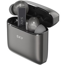 SKY 핏 아이언 블루투스 5.3 풀메탈 무선 이어폰, 스페이스 그레이, IM-S23