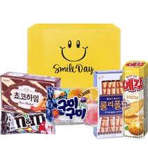 행복한 스마일 간식 과자 5종 세트, 1세트