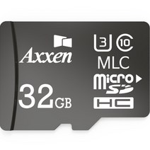 [렉사1066x] 액센 블랙박스용 MSD Black MLC U3 Class10 마이크로 SD 카드, 32GB