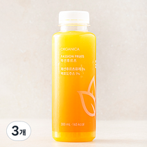 올가니카 패션후르츠 주스, 300ml, 3개