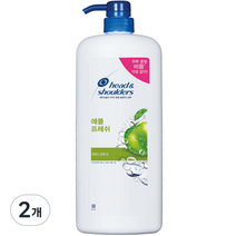 헤드앤숄더 애플 프레쉬 샴푸 대용량, 1200ml, 2개