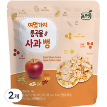 프로엠 여덟가지 통곡물 사과 뻥, 2개, 30g, 곡물