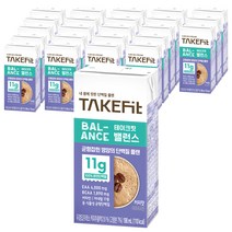 테이크핏 밸런스 커피맛 단백질 음료, 24개, 190ml