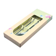 단풍 샌딩 수저 세트, 실버, 1개입