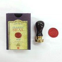 가일아트 블랙멀티쎄라믹 알파벳코인 씰도장세트 (해당씰스터커부착), 2p (씰 1p, 코인 I 1p) + 종이케이스, 1개