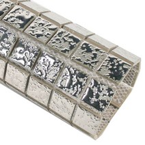 이누데코 자기질모자이크 25mm 5ea, 워터실버